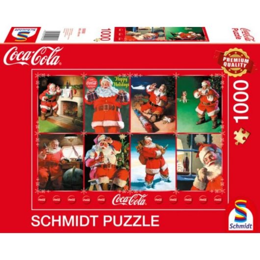 Puzzle Schmidt Spiele 1000 pièces Père Noël de Coca-Cola