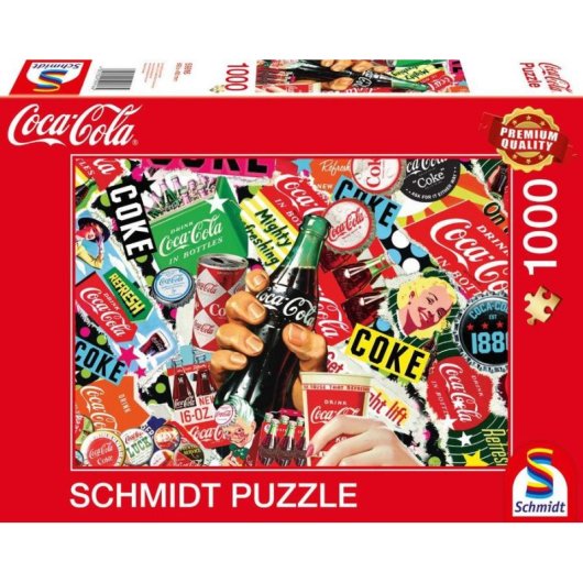 Puzzle Schmidt Spiele Coca Cola is it! 1000 pièces