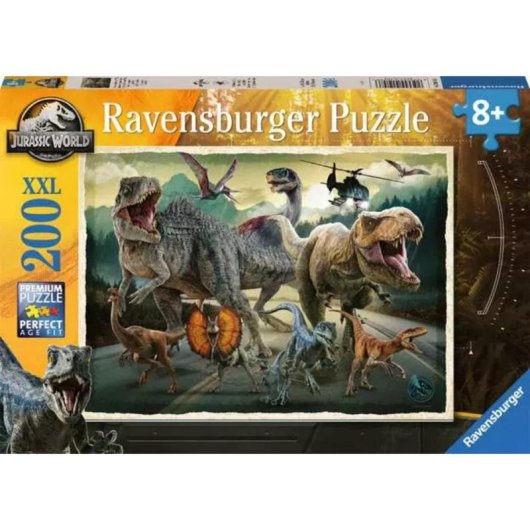 Puzzle Ravensburger Jurassic World 200 pezzi Dinosauri 8 anni