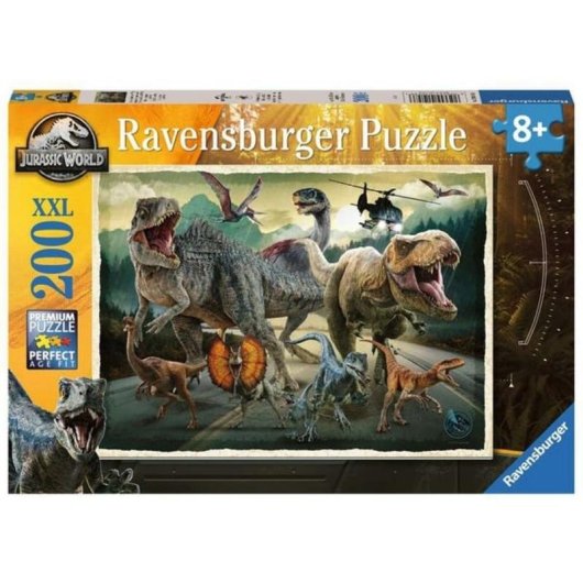Puzzle Ravensburger Jurassic World 200 pezzi Dinosauri 8 anni