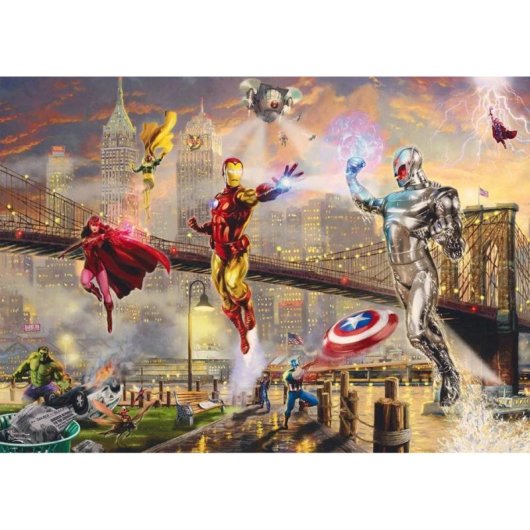 Puzzle 1000 pezzi Schmidt Spiele Iron Man Marvel Thomas Kinkade