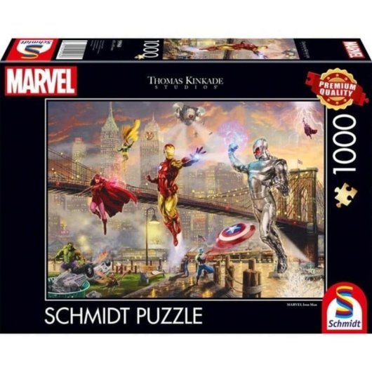 Puzzle 1000 pezzi Schmidt Spiele Iron Man Marvel Thomas Kinkade