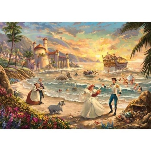 Puzzle 1000 pièces Schmidt Spiele Thomas Kinkade Studios Disney Dreams Collection