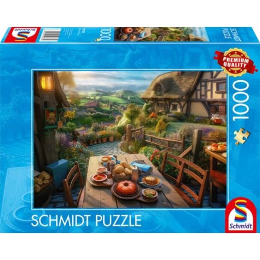 Puzzle Schmidt Spiele 1000 piezas Desayuno con vista