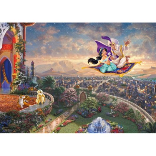 Puzzle 1000 pièces Schmidt Spiele Aladdin Disney Thomas Kinkade Studios