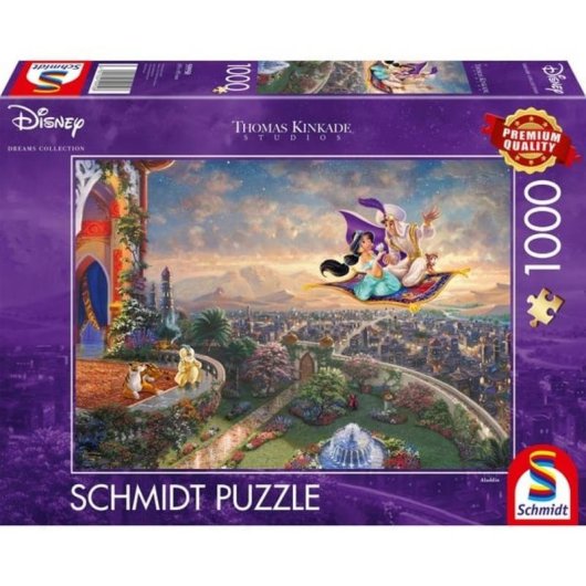 Puzzle 1000 pièces Schmidt Spiele Aladdin Disney Thomas Kinkade Studios