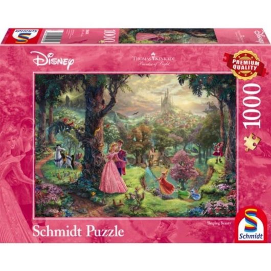 Puzzle 1000 pièces Schmidt Spiele Disney La Belle au bois dormant Thomas Kinkade