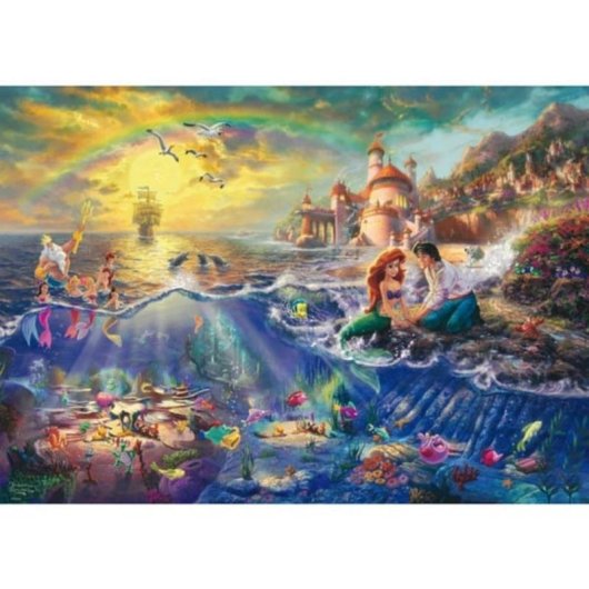 Puzzle 1000 pièces Schmidt Spiele Disney Arielle Thomas Kinkade