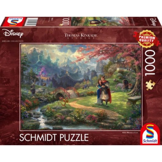 Puzzle 1000 pièces Schmidt Spiele Thomas Kinkade Studios Disney Mulan