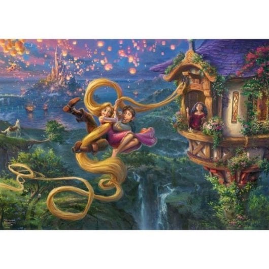 Puzzle Schmidt Spiele 1000 piezas Tangled Up In Love Colección Disney Dreams