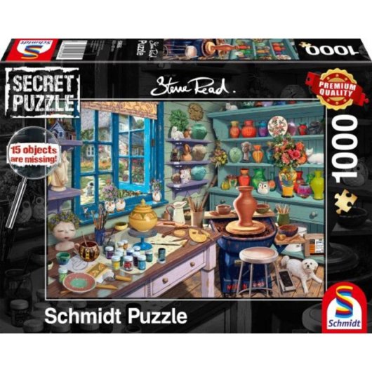Puzzle 1000 pièces Schmidt Spiele Secret Puzzles Steve Read, artistique, anti-reflet