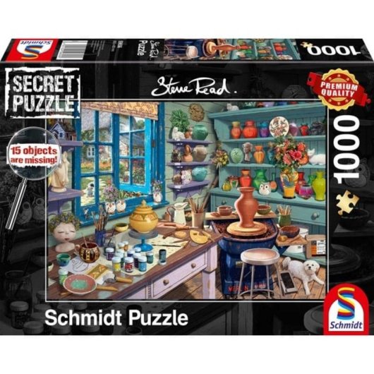 Puzzle 1000 pièces Schmidt Spiele Secret Puzzles Steve Read, artistique, anti-reflet
