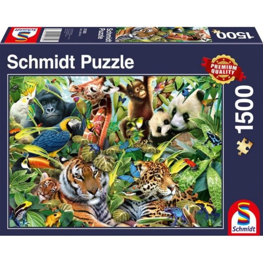 Puzzle Schmidt Spiele 1500 Teile Tiere 12 Jahre