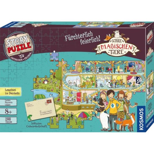 Puzzle Kosmos Die Schule der magischen Tiere 200 pièces