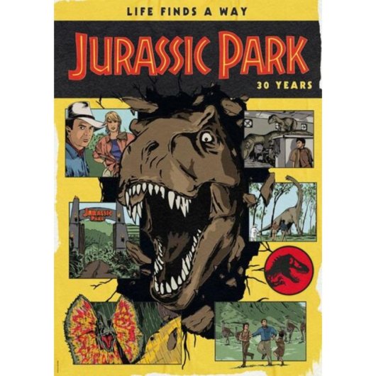 Puzzle 1000 pièces Schmidt Spiele Jurassic Park 49,3 x 69,3 cm
