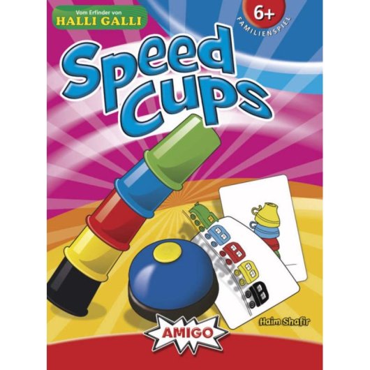 Jeu de Cartes Amigo Vasos Rápidos Destreza Famille 2-4 Joueurs