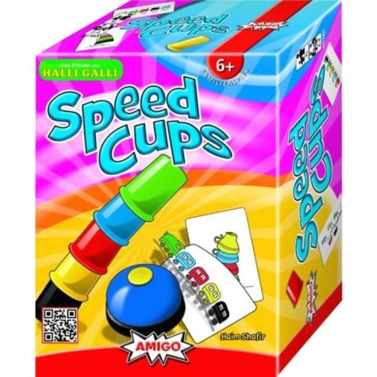 Jeu de Cartes Amigo Vasos Rápidos Destreza Famille 2-4 Joueurs