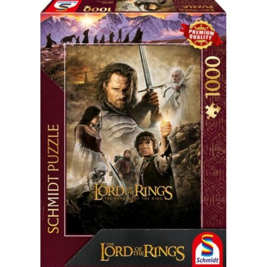 Puzzle 1000 pièces Le Seigneur des Anneaux Schmidt Spiele qualité premium