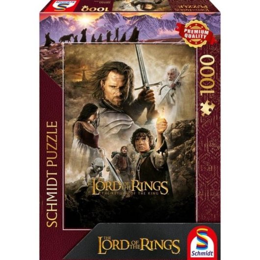 Puzzle 1000 pièces Le Seigneur des Anneaux Schmidt Spiele qualité premium