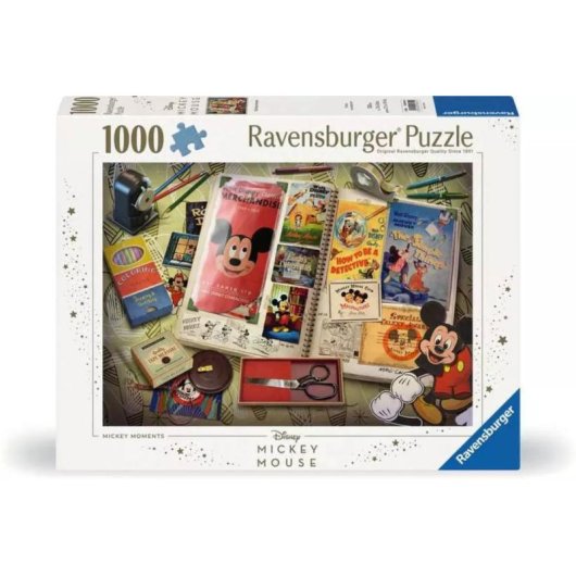 Puzzle 1000 pezzi Ravensburger Mickey Moments 1950