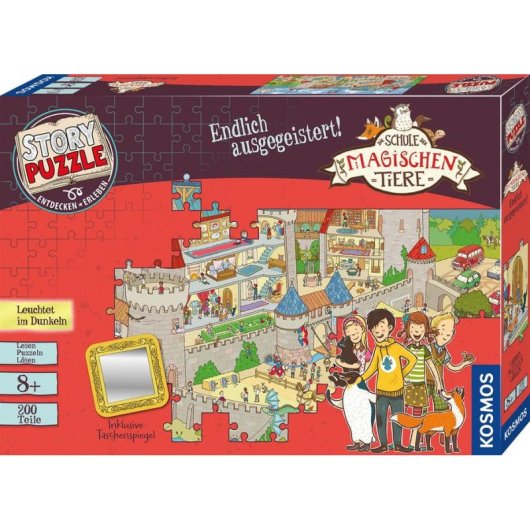 Puzzle 200 pièces Kosmos Die Schule der magischen Tiere idéal pour enfants et adolescents