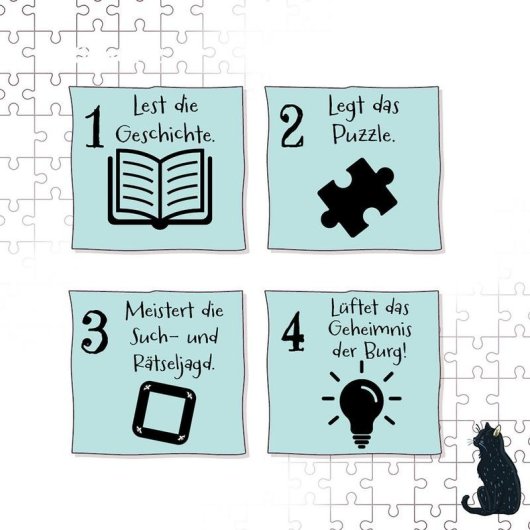 Puzzle 200 pièces Kosmos Die Schule der magischen Tiere idéal pour enfants et adolescents