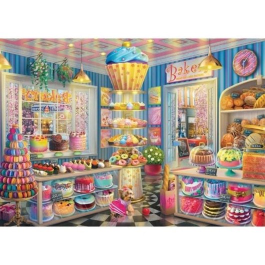 Puzzle Schmidt Spiele 1000 pièces Boulangerie colorée