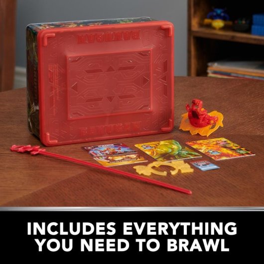 Estuche Bakugan Baku-tin avec Special Attack Mantid, figure d'action et jeu