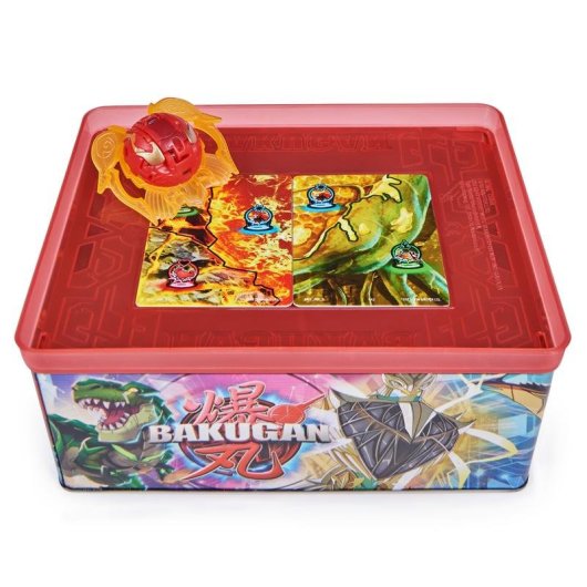 Estuche Bakugan Baku-tin avec Special Attack Mantid, figure d'action et jeu