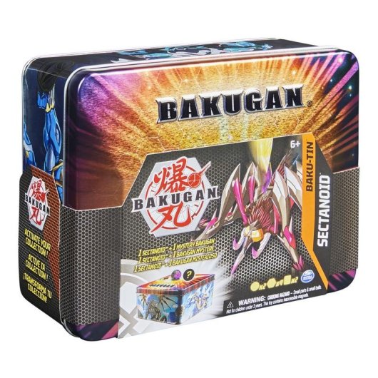 Bakugan Baku-Tin Sectanoid Custodia da Collezione