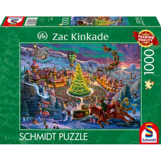 Puzzle 1000 pièces Schmidt Spiele Navidad Zac Kinkade