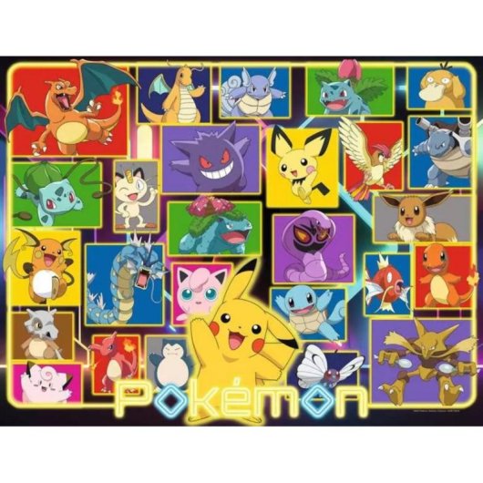 Puzzle Ravensburger 2000 piezas Pokémon luminosos