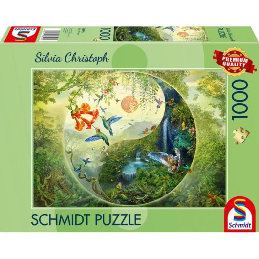Puzzle Schmidt Spiele 1000 pièces Flore et faune 12 ans