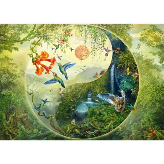 Puzzle Schmidt Spiele 1000 pièces Flore et faune 12 ans
