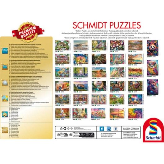 Puzzle 1000 pièces Schmidt Spiele Flora