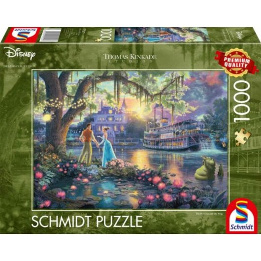 Puzzle 1000 pièces Schmidt Spiele Disney Dreams Collection La Princesse et la Grenouille