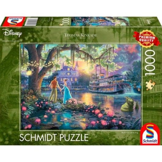 Puzzle 1000 pièces Schmidt Spiele Disney Dreams Collection La Princesse et la Grenouille
