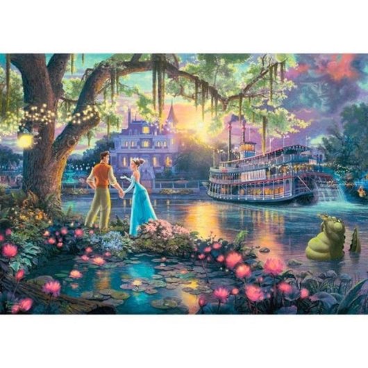 Puzzle 1000 pièces Schmidt Spiele Disney Dreams Collection La Princesse et la Grenouille