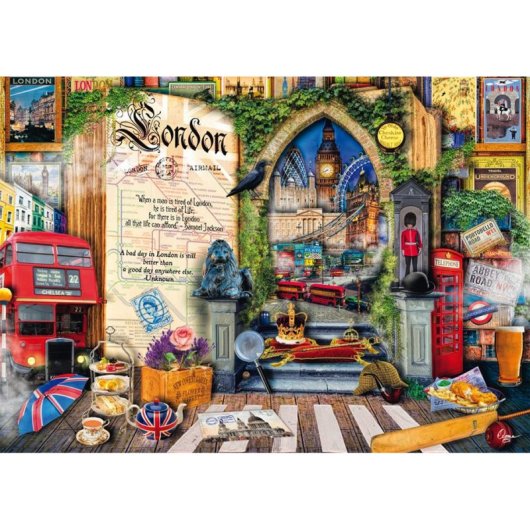 Puzzle Schmidt Spiele 1000 pièces Ville Londres Aimee Stewart