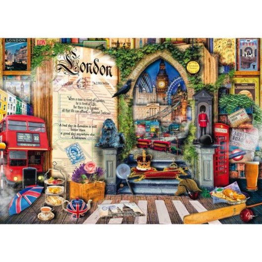 Puzzle Schmidt Spiele 1000 pièces Ville Londres Aimee Stewart