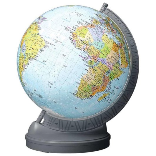 Puzzle 3D Ravensburger Globo con luce 540 pezzi