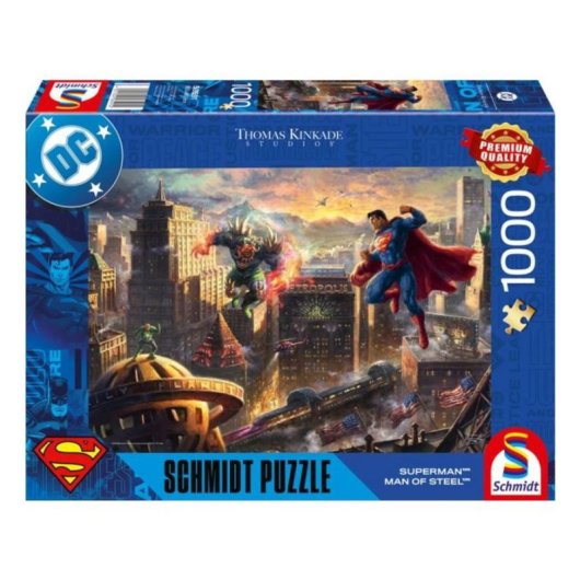 Puzzle 1000 pièces Schmidt Spiele Thomas Kinkade Superman