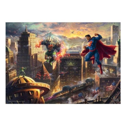 Puzzle 1000 pièces Schmidt Spiele Thomas Kinkade Superman