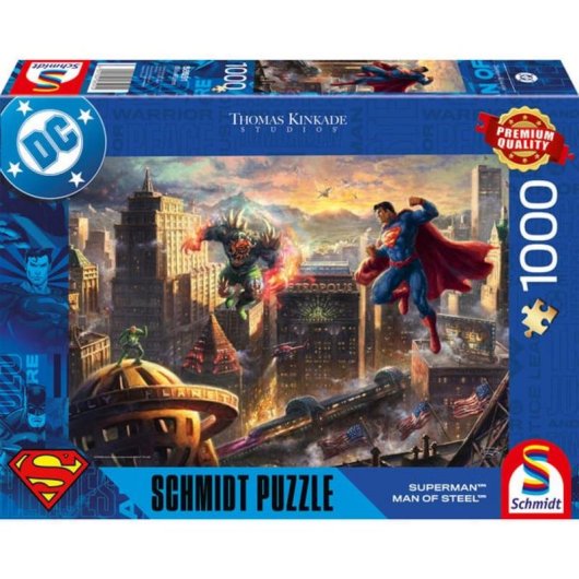 Puzzle 1000 pièces Schmidt Spiele Thomas Kinkade Superman