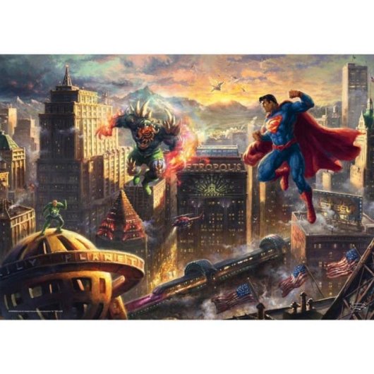 Puzzle 1000 pièces Schmidt Spiele Thomas Kinkade Superman