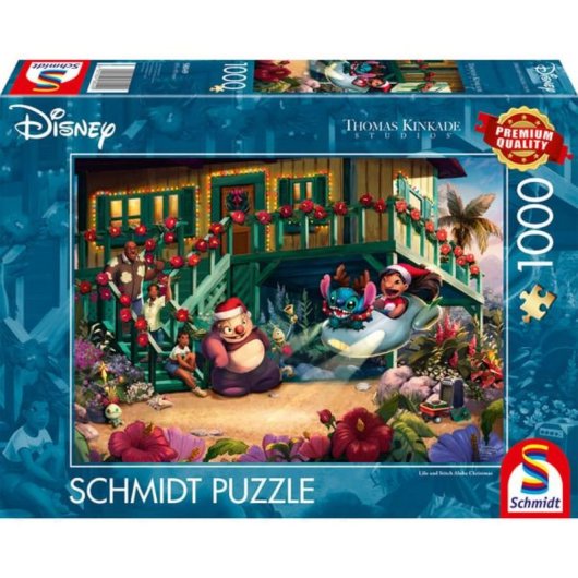 Puzzle 1000 pièces Schmidt Spiele Lilo & Stitch Noël