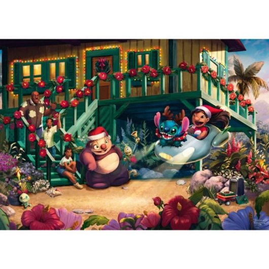 Puzzle 1000 pièces Schmidt Spiele Lilo & Stitch Noël