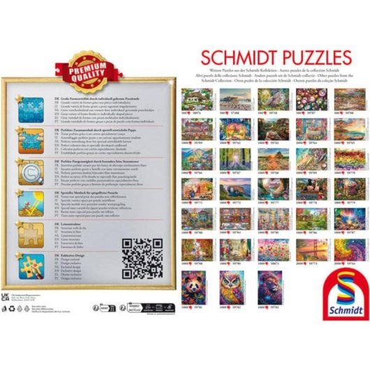 Puzzle 1000 pièces Schmidt Spiele Paysage bord de rivière 12 ans qualité premium