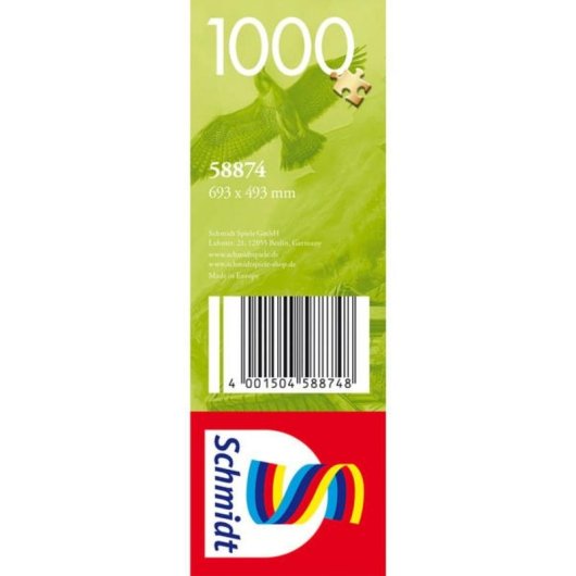 Puzzle 1000 pièces Schmidt Spiele Paysage bord de rivière 12 ans qualité premium
