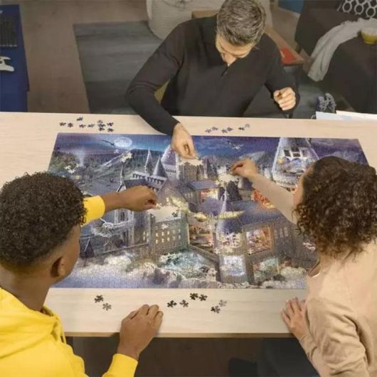 Puzzle Ravensburger Hogwarts Interior 3000 peças Fantasia 14 anos